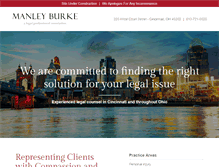 Tablet Screenshot of manleyburke.com